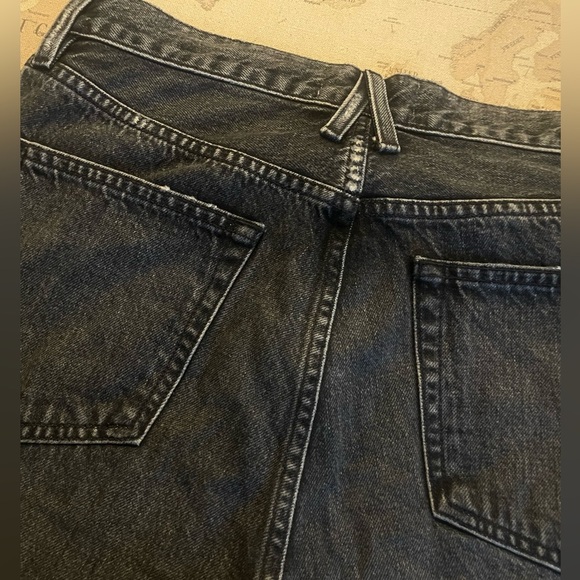 SLVRLAKE Rider Break Down Split
Hem Jeans Straight Leg Black Denim Size 31 - Picture 8 of 16